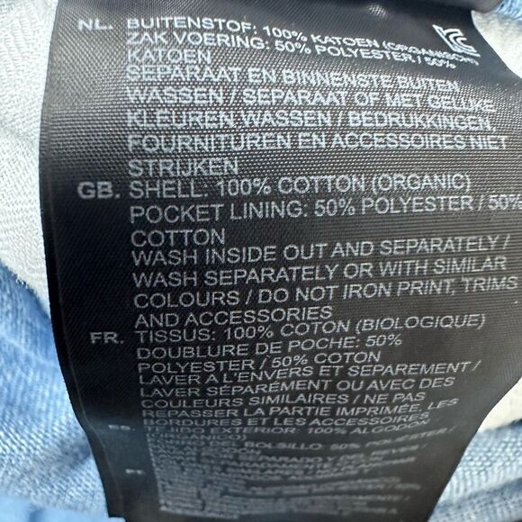 G STAR RAW Utility loose dungaree jumpsuit size M sleeveless light blue - Picture 10 of 16